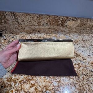 Gold Calvin Klein Clutch